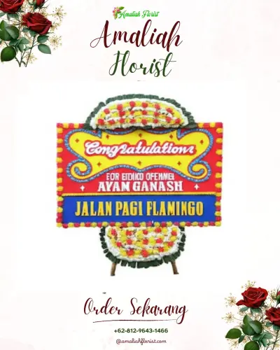 Bunga Papan Congratulation di Seloharjo